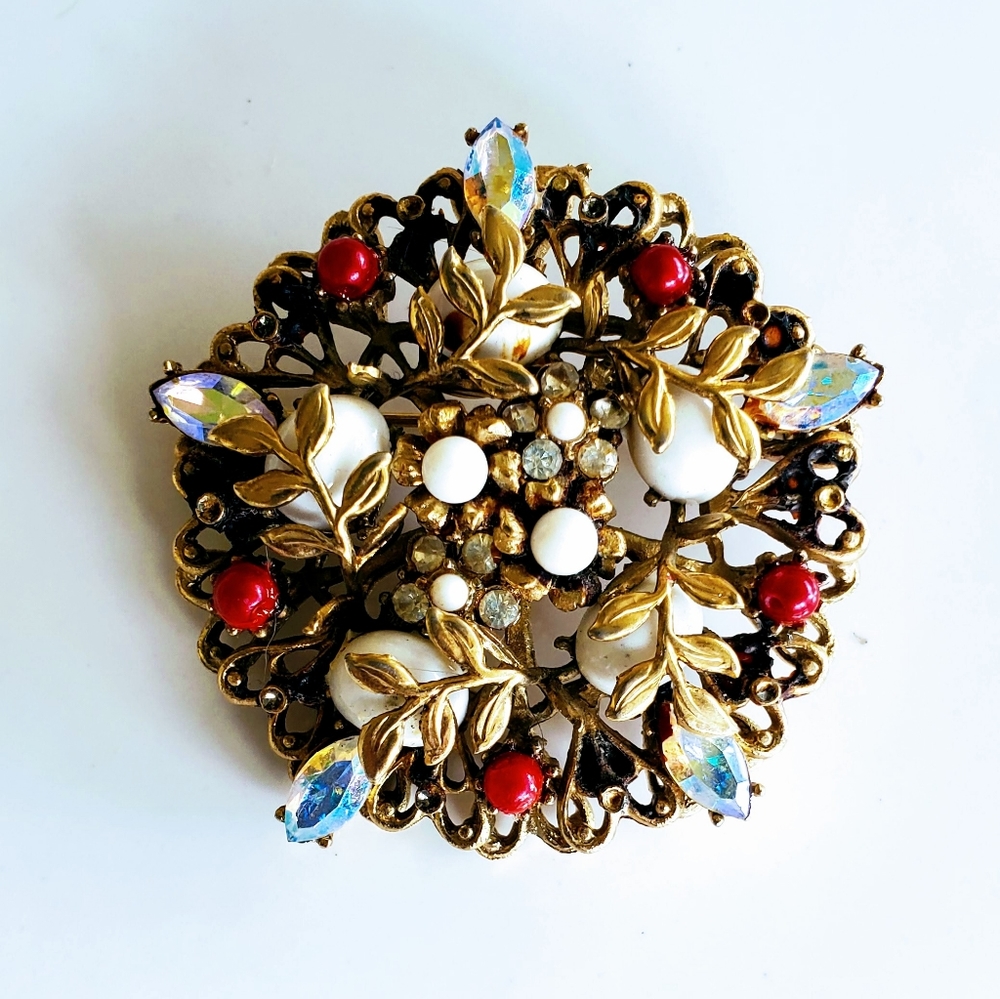 Authentic Vintage 1950s Brooch Pin Pendant